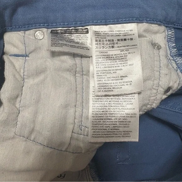 Levi's Men's Light Blue Straight Jeans - Picture 4 of 7